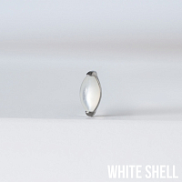 Накрутка Almond Natural Stone White Shell 1.2 мм